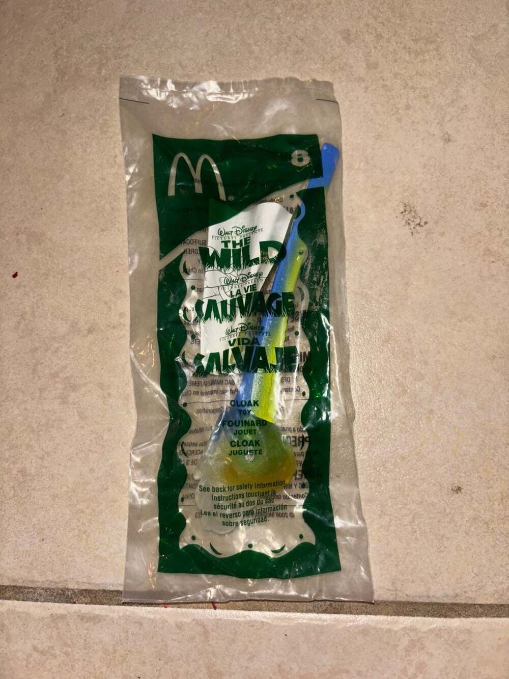 Disney The Wild Cloak toy McDonald's 2006